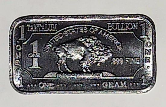 CMC 1 Gram Tantalum Bar - Buffalo