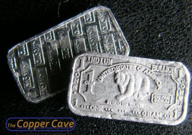 CMC 1 Gram Indium Bar - Bear