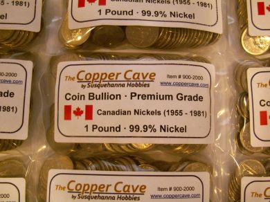 Premium .999 Canadian Nickel (1 Pound Bag)