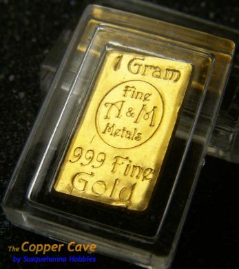 A&M 1 Gram Gold Bar