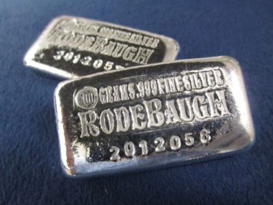 Rodebaugh 100 Gram Silver Bar