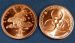 Zombucks 1 Oz Copper Round - #9 Dying Eagle